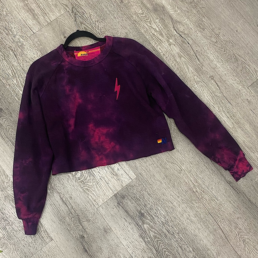 Aviator Nation crop sweater